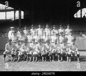 Série mondiale 1924 : photo de l'équipe des sénateurs de Washington Banque D'Images