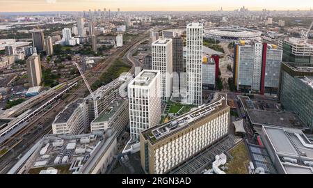 Coppermaker Square par Greystar westfield Stratford Banque D'Images