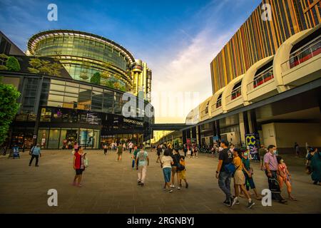 Singpost Centre à côté du quartier Paya Lebar. Il est situé dans le quartier riche en culture de Paya Lebar, Singapour. Banque D'Images