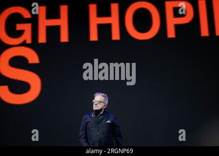 Gothenburg, Suède. 10 août 2023. DEVO se produit au festival Way Out West à Slottsskogen à Gothenburg, en Suède, le 10 août 2023.photo : Björn Larsson Rosvall/TT/code 9200 Credit : TT News Agency/Alamy Live News Banque D'Images