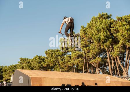 Vigo, Espagne. 10 août 2023. Culture. Sport. Marisquiño23. festival de culture urbaine et championnat international de sports urbains. Crédit : Xan Gasalla/Alamy Live News Banque D'Images