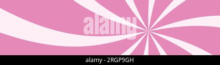 Fond de crème glacée et de bonbons avec motif tourbillonnant de vortex. Design sucette en spirale dans une texture crémeuse. Illustration vectorielle plate isolée Illustration de Vecteur