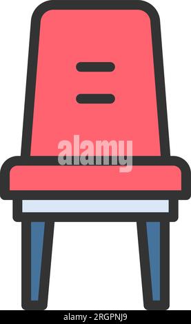 Image d'icône de chaise. Illustration de Vecteur