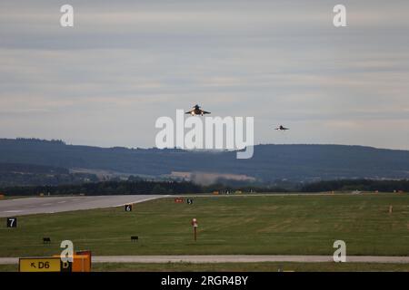 Typhons - RAF Lossiemouth Moray Elgin Banque D'Images