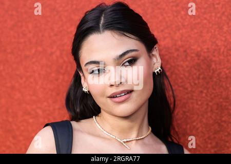 HOLLYWOOD, LOS ANGELES, CALIFORNIE, États-Unis - 10 AOÛT : l'actrice américaine Ariana Greenblatt arrive à la Variety 2023 Power of Young Hollywood Celebration qui s'est tenue au NeueHouse Los Angeles le 10 août 2023 à Hollywood, Los Angeles, Californie, États-Unis. (Photo de Xavier Collin/image Press Agency) Banque D'Images