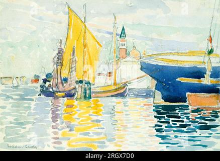 Henri Edmond Cross, Venise, la Giudecca, peinture 1903 Banque D'Images