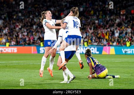 Sydney, Australie. 12 août 2023. Sydney, Australie, le 20 août 2023 : lors du match de quart de finale de la coupe du monde féminine de la FIFA 2023 entre l'Angleterre et la Colombie au Stadium Australia de Sydney, Australie. (Daniela Porcelli/SPP) crédit : SPP Sport Press photo. /Alamy Live News Banque D'Images