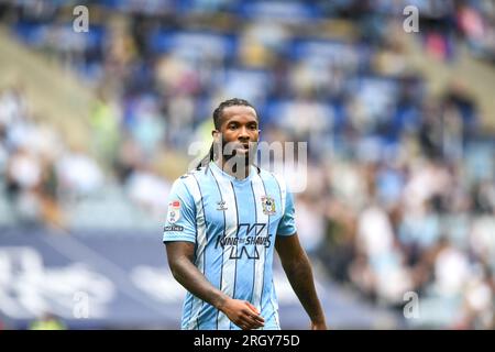 Coventry le samedi 12 août 2023. Kasey Palmer (45 Coventry City) lors du Sky Bet Championship match entre Coventry City et Middlesbrough au Coventry Building Society Arena, Coventry le samedi 12 août 2023. (Photo : Kevin Hodgson | MI News) crédit : MI News & Sport / Alamy Live News Banque D'Images