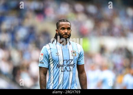 Coventry le samedi 12 août 2023. Kasey Palmer (45 Coventry City) lors du Sky Bet Championship match entre Coventry City et Middlesbrough au Coventry Building Society Arena, Coventry le samedi 12 août 2023. (Photo : Kevin Hodgson | MI News) crédit : MI News & Sport / Alamy Live News Banque D'Images