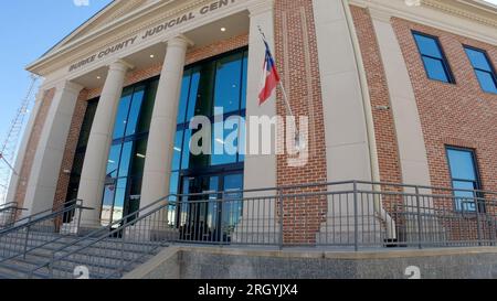 Burke County, GA États-Unis - 03 16 23 : Downtown Waynesboro Burke County Judicial Center Banque D'Images