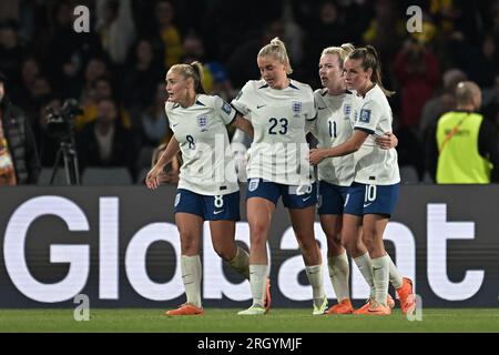 Sydney, Australie. 12 août 2023. Le match de quart de finale de la coupe du monde féminine 2023 entre l'Angleterre et la Colombie au stade Accor le 12,2023 août à Sydney，Australie. Crédit : Meng Gao/Alamy Live News Banque D'Images