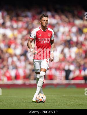 Ben White d'Arsenal lors du match de Premier League à l'Emirates Stadium, Londres. Date de la photo : Samedi 12 août 2023. Banque D'Images