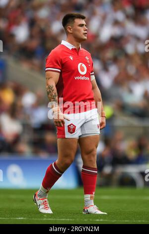 Joe Roberts du pays de Galles lors du match de la série estivale 2023 Angleterre vs pays de Galles au Twickenham Stadium, Twickenham, Royaume-Uni, le 12 août 2023 (photo de Mike Jones/News Images) Banque D'Images