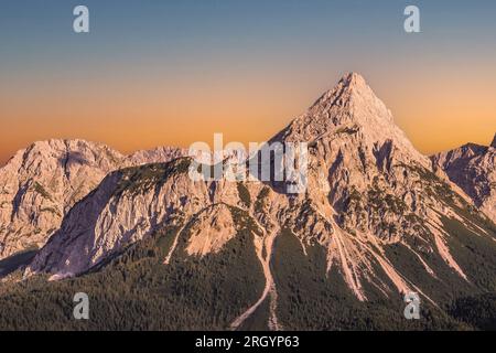 AUTRICHE : TYROL - EHRWALDER SONNENSPITZE Banque D'Images