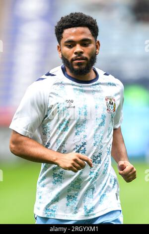 Coventry le samedi 12 août 2023. Jay Dasilva (3 Coventry City) lors du Sky Bet Championship Match entre Coventry City et Middlesbrough au Coventry Building Society Arena, Coventry le samedi 12 août 2023. (Photo : Kevin Hodgson | MI News) crédit : MI News & Sport / Alamy Live News Banque D'Images