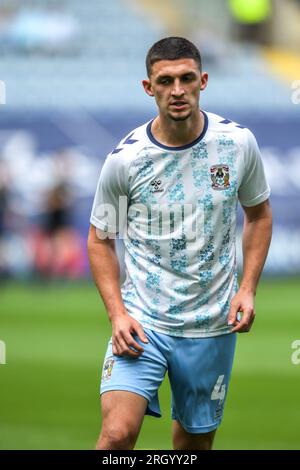 Coventry le samedi 12 août 2023. Bobby Thomas (4 Coventry City) lors du Sky Bet Championship Match entre Coventry City et Middlesbrough au Coventry Building Society Arena, Coventry le samedi 12 août 2023. (Photo : Kevin Hodgson | MI News) crédit : MI News & Sport / Alamy Live News Banque D'Images