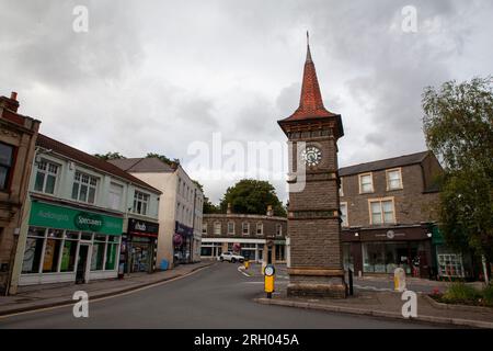 Tour de l'horloge une tour de l'horloge victorienne, Clevedon Banque D'Images