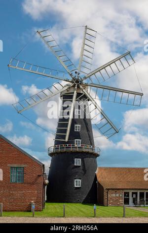 Heckington 8 a navigué Windmill, Heckington, Lincolnshire, Angleterre Banque D'Images