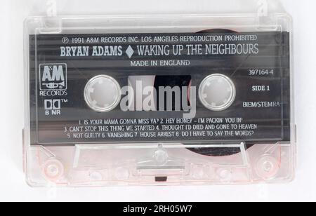 Bryan Adams - réveil des voisins cassette audio Banque D'Images