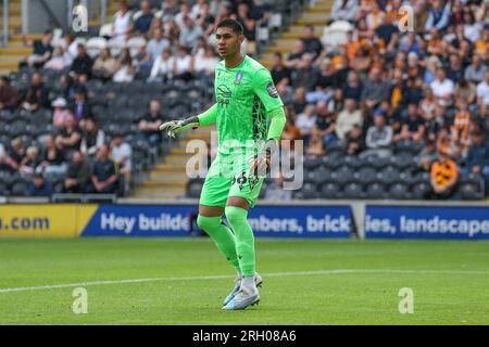 Hull, Royaume-Uni. 12 août 2023. Sheffield Wednesday Goalkeeper Devis Vasquez (36) lors du match de championnat Hull City FC vs Sheffield Wednesday FC EFL au MKM Stadium, Hull, Royaume-Uni le 12 août 2023 Credit : Every second Media/Alamy Live News Banque D'Images