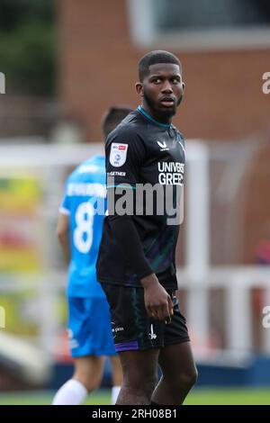 Peterborough le samedi 12 août 2023. Daniel Kanu de Charlton Athletic lors du match de Sky Bet League 1 entre Peterborough et Charlton Athletic à London Road, Peterborough, le samedi 12 août 2023. (Photo : Tom West | MI News) crédit : MI News & Sport / Alamy Live News Banque D'Images