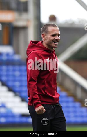 Peterborough le samedi 12 août 2023. Jack Payne de Charlton Athletic lors du match de Sky Bet League 1 entre Peterborough et Charlton Athletic à London Road, Peterborough, le samedi 12 août 2023. (Photo : Tom West | MI News) crédit : MI News & Sport / Alamy Live News Banque D'Images