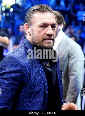 Conor McGregor à l'O2 Arena, Londres. Date de la photo : Samedi 12 août 2023. Banque D'Images