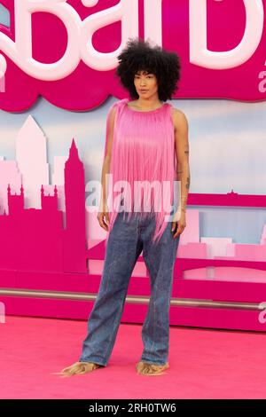 Célébrités assistent à la première européenne de Barbie à Leicester Square avec : mette où : Londres, Royaume-Uni quand : 12 Jul 2023 crédit : Phil Lewis/WENN Banque D'Images