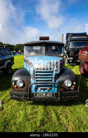 Truck Wagon Blue Bonnet Carnhell Green Vintage Rally 12 août 2023 Banque D'Images