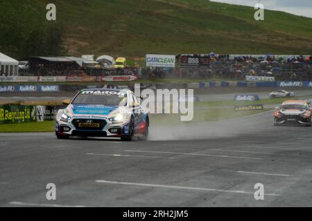 Dunfermline, Royaume-Uni. 13 août 2023. BTCC Knockhill Race 1 lors du British Touring car Championship au circuit de course de Knockhill, Dunfermline, Écosse, le 13 août 2023. Photo de Chris Williams. Usage éditorial uniquement, licence requise pour un usage commercial. Aucune utilisation dans les Paris, les jeux ou les publications d'un seul club/ligue/joueur. Crédit : UK Sports pics Ltd/Alamy Live News Banque D'Images