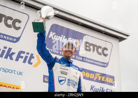 Dunfermline, Royaume-Uni. 13 août 2023. BTCC Knockhill Race 1 lors du British Touring car Championship au circuit de course de Knockhill, Dunfermline, Écosse, le 13 août 2023. Photo de Chris Williams. Usage éditorial uniquement, licence requise pour un usage commercial. Aucune utilisation dans les Paris, les jeux ou les publications d'un seul club/ligue/joueur. Crédit : UK Sports pics Ltd/Alamy Live News Banque D'Images