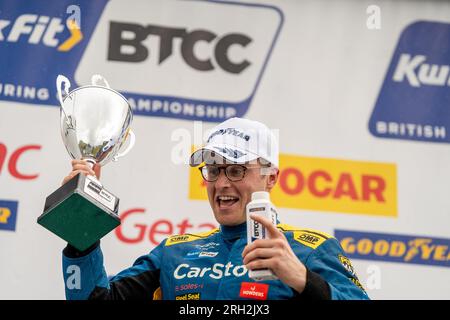 Dunfermline, Royaume-Uni. 13 août 2023. BTCC Knockhill Race 1 lors du British Touring car Championship au circuit de course de Knockhill, Dunfermline, Écosse, le 13 août 2023. Photo de Chris Williams. Usage éditorial uniquement, licence requise pour un usage commercial. Aucune utilisation dans les Paris, les jeux ou les publications d'un seul club/ligue/joueur. Crédit : UK Sports pics Ltd/Alamy Live News Banque D'Images