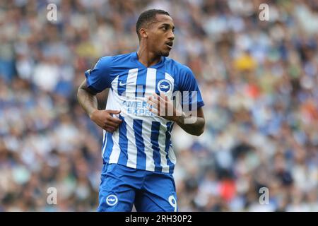 João Pedro en action pour Brighton & Hove Albion au stade AMEX Banque D'Images