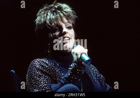 Liza Minnelli au London Palladium en 1986 Banque D'Images