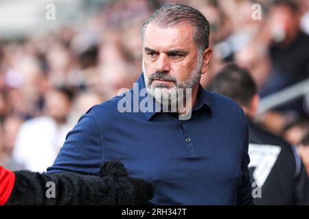 Brentford le dimanche 20 août 2023. Ange Postecoglu Manager de Tottenham Hotspur lors du match de Premier League entre Brentford et Tottenham Hotspur au Gtech Community Stadium, Brentford le dimanche 20 août 2023. (Photo : Tom West | MI News) crédit : MI News & Sport / Alamy Live News Banque D'Images