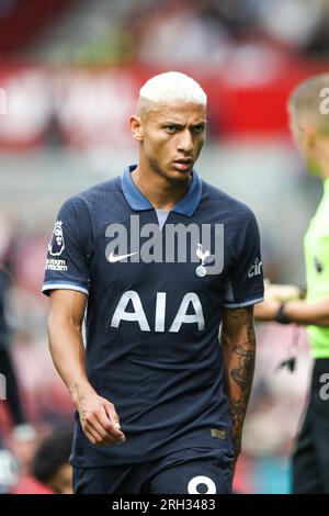 Brentford le dimanche 20 août 2023. Richarlison de Tottenham Hotspur lors du match de Premier League entre Brentford et Tottenham Hotspur au Gtech Community Stadium, Brentford le dimanche 20 août 2023. (Photo : Tom West | MI News) crédit : MI News & Sport / Alamy Live News Banque D'Images