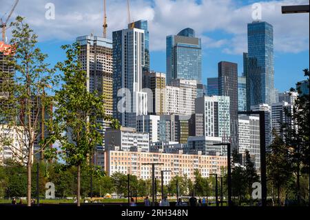 MOSCOU - JUILLET 22 : nouvel embancement à côté du quartier résidentiel Beregovoy Fily à Moscou le 22 juillet. 2023 en Russie Banque D'Images