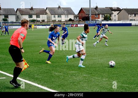 SWPL Montrose v Celtic football féminin Banque D'Images