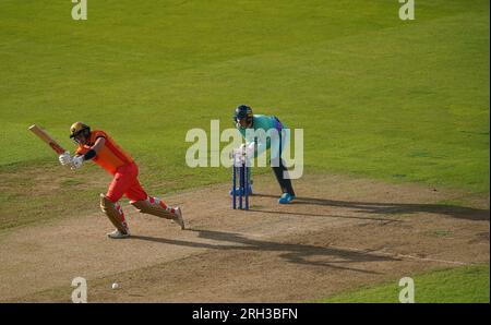 Jamie Smith de Birmingham Phoenix lors du Hundred Match à Edgbaston, Birmingham. Date de la photo : dimanche 13 août 2023. Banque D'Images