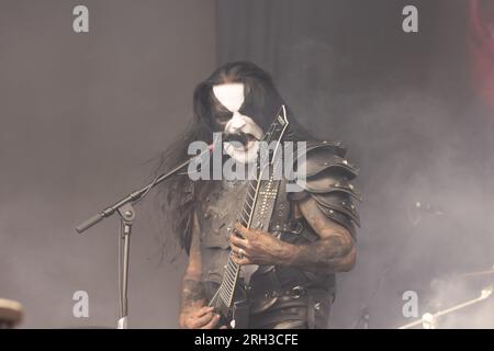 Abbath joue en direct au Bloodstock Open Air Festival 2023, Catton Park, Derbyshire, Royaume-Uni. Photo : John Lambeth/Alamy. Banque D'Images