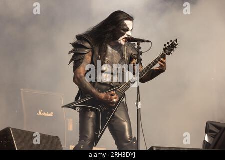 Abbath joue en direct au Bloodstock Open Air Festival 2023, Catton Park, Derbyshire, Royaume-Uni. Photo : John Lambeth/Alamy. Banque D'Images