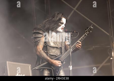 Abbath joue en direct au Bloodstock Open Air Festival 2023, Catton Park, Derbyshire, Royaume-Uni. Photo : John Lambeth/Alamy. Banque D'Images