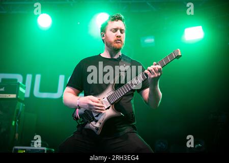 Ambrius perfom en direct au Bloodstock Open Air Festival 2023, Catton Park, Derbyshire UK. Photo : John Lambeth/Alamy Banque D'Images