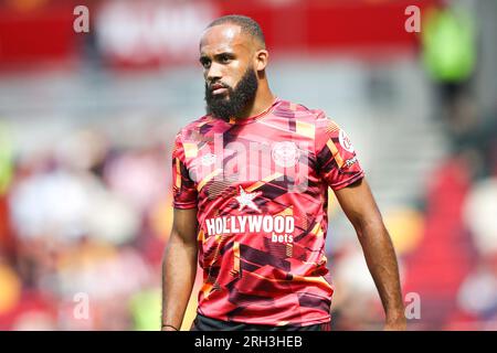 Brentford le dimanche 20 août 2023. Bryan Mbeumo de Brentford lors du match de Premier League entre Brentford et Tottenham Hotspur au Gtech Community Stadium, Brentford, le dimanche 20 août 2023. (Photo : Tom West | MI News) crédit : MI News & Sport / Alamy Live News Banque D'Images