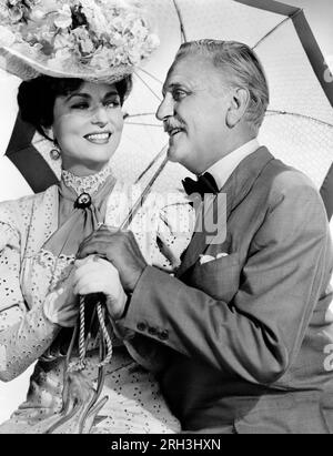 Agnes Moorehead, Frank Morgan, sur le tournage du film, 'vacances d'été', MGM, 1948 Banque D'Images