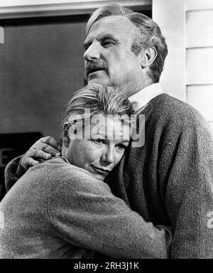 Barbara Bel Geddes, Jack Warden, sur le tournage du film, 'Summertree', Columbia Pictures, 1971 Banque D'Images