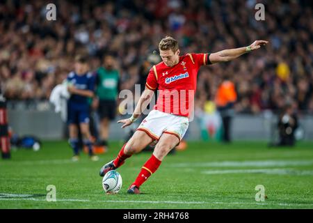 Rhys Priestland of Wales lors du match de rugby entre les Chiefs et le pays de Galles au Waikato Stadium à Hamilton, Nouvelle-Zélande, le mardi 14 juin 2016. Banque D'Images