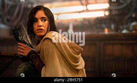 SOFIA BOUTELLA dans REBEL MOON (2023), réalisé par ZACK SNYDER. Crédit : Grand Electric / The Stone Quarry / Album Banque D'Images