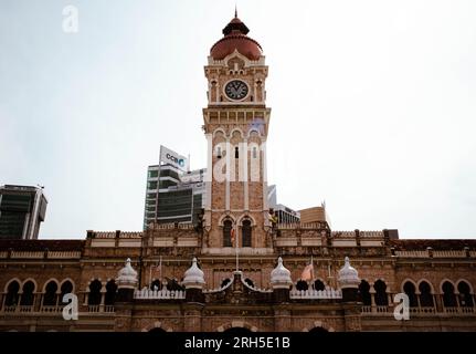 Le Sultan Abdul Samad Building (en malais : Bangunan Sultan Abdul Samad) est un bâtiment de la fin du XIXe siècle situé à Kuala Lumpur, en Malaisie Banque D'Images