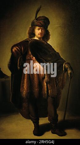 Portrait de Rembrandt en robe orientale, ca. 1631 Isaac de Jouderville (Leiden ca. 1612 – 1645/48 Amsterdam), hollandais, pays-Bas, Hollande. Banque D'Images